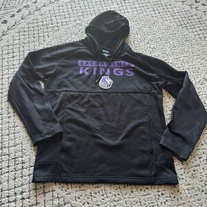 Sacramento Kings NBA Hoodie Black & Purple‎ Size M Mens pullover